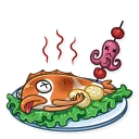 🍽-Mr. Koi and Octopussy, Telegram Sticker