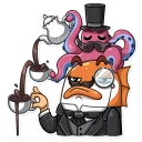 ☕-Mr. Koi and Octopussy, Telegram Sticker