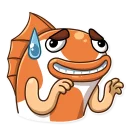 😅-Mr. Koi and Octopussy, Telegram Sticker