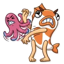 💔-Mr. Koi and Octopussy, Telegram Sticker