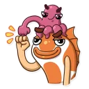 👊-Mr. Koi and Octopussy, Telegram Sticker