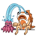 😭-Mr. Koi and Octopussy, Telegram Sticker