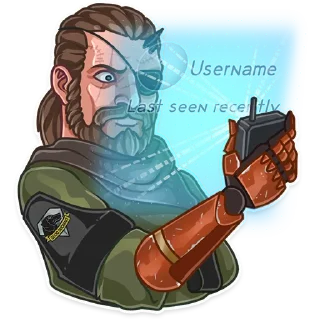 😐-Hideo Kojima, Telegram Sticker