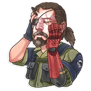 😔-Hideo Kojima, Telegram Sticker