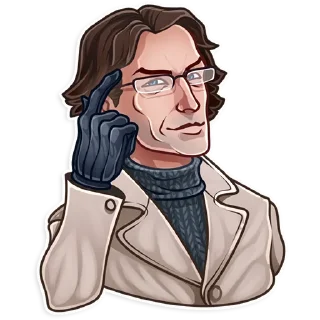 😏-Hideo Kojima, Telegram Sticker