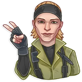 ✌️-Hideo Kojima, Telegram Sticker