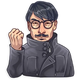 ✊-Hideo Kojima, Telegram Sticker
