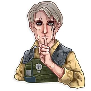 🤫-Hideo Kojima, Telegram Sticker