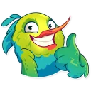 👍-Kolibri, Telegram Sticker