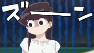 😟-Komi Can't Communicate, Telegram Sticker