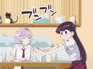 🙅-Komi Can't Communicate, Telegram Sticker