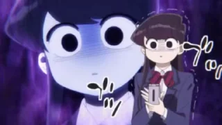 ❔-Komi Can't Communicate, Telegram Sticker