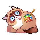 🍭-ooky at, Telegram Sticker