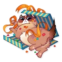 🎉-ooky at, Telegram Sticker