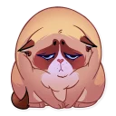 😔-ooky at, Telegram Sticker