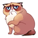 ☹-ooky at, Telegram Sticker