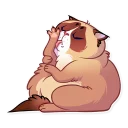 🛀-ooky at, Telegram Sticker
