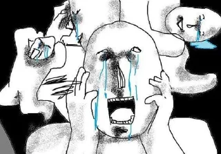 😭-злые челы :: @fStikBot, Telegram Sticker