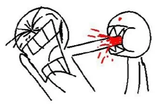 😢-злые челы :: @fStikBot, Telegram Sticker