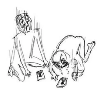 😭-злые челы :: @fStikBot, Telegram Sticker