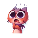 😮-Kotenok Taffi, Telegram Sticker