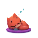 😴-Kotenok Taffi, Telegram Sticker