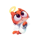😇-Kotenok Taffi, Telegram Sticker