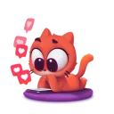💟-Kotenok Taffi, Telegram Sticker