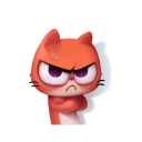 😕-Kotenok Taffi, Telegram Sticker