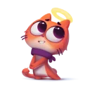 😇-Kotenok Taffi, Telegram Sticker