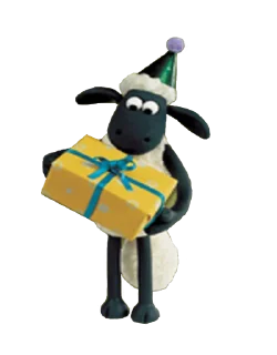 🥳-Koyun Shaun, Telegram Sticker