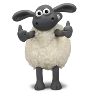 👍-Koyun Shaun, Telegram Sticker