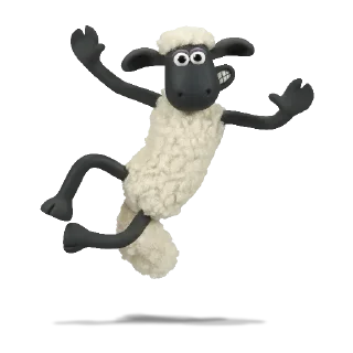 👻-Koyun Shaun, Telegram Sticker
