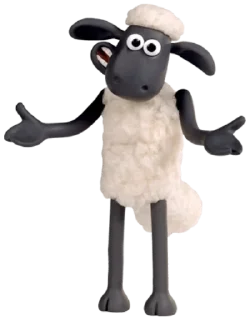 🤷‍♀-Koyun Shaun, Telegram Sticker
