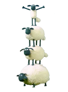 🦵-Koyun Shaun, Telegram Sticker