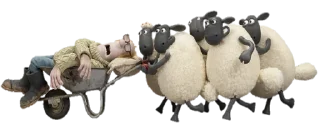 😫-Koyun Shaun, Telegram Sticker