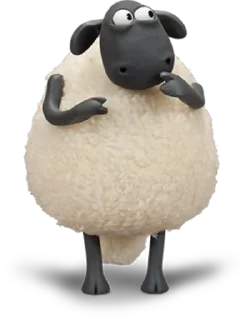 🤔-Koyun Shaun, Telegram Sticker