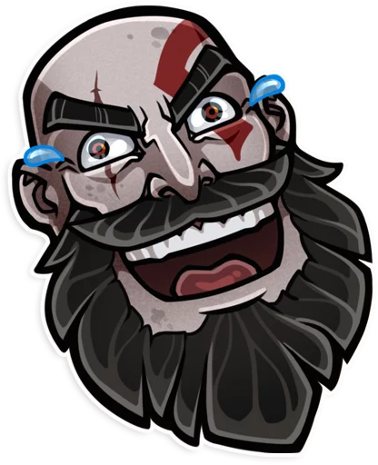 God of War, telegram sticker
