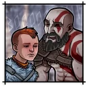😩-God of War, Telegram Sticker