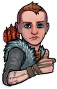 👍-God of War, Telegram Sticker