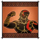 💪-God of War, Telegram Sticker