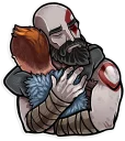 🤗-God of War, Telegram Sticker
