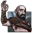 👌-God of War, Telegram Sticker