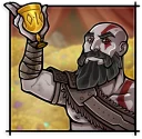 💪-God of War, Telegram Sticker