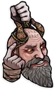 ☝️-God of War, Telegram Sticker