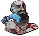 💇‍♂️-God of War, Telegram Sticker