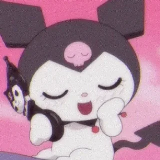 🖤-Kuromi @gavasja, Telegram Sticker