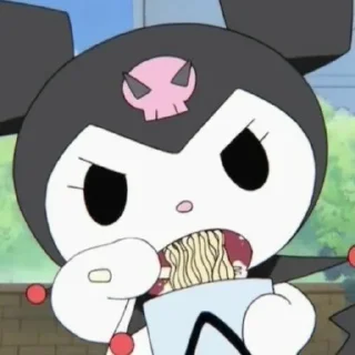 🖤-Kuromi @gavasja, Telegram Sticker