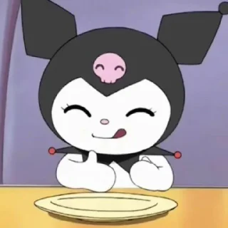 🖤-Kuromi @gavasja, Telegram Sticker