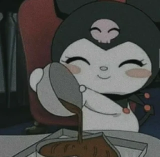 🖤-Kuromi @gavasja, Telegram Sticker
